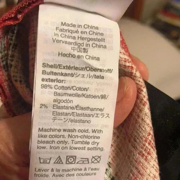 J Crew high waist palm print kick out crop pant.  Size 10. - Picture 11 of 11